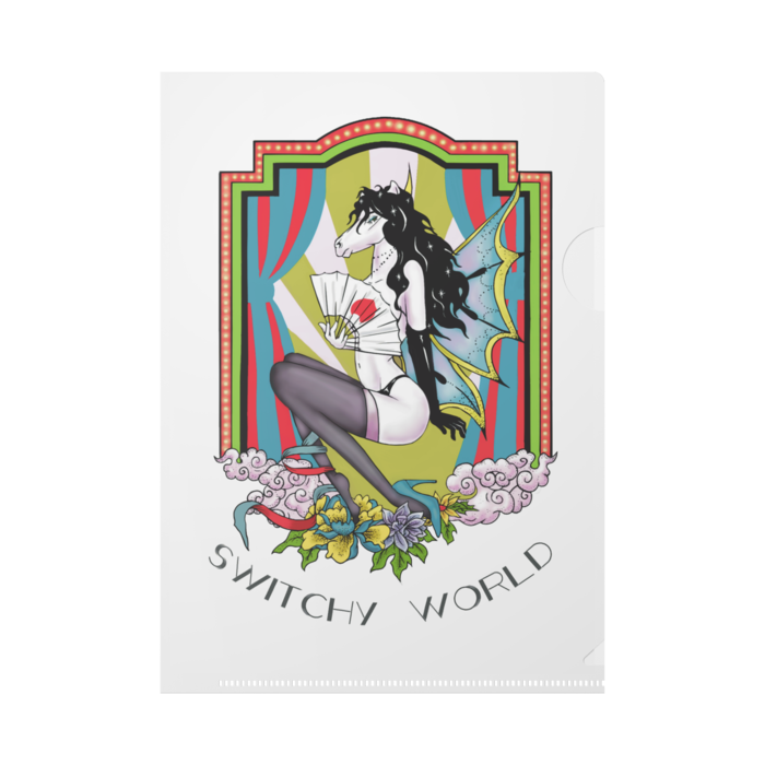 クリアファイル Orange - A5