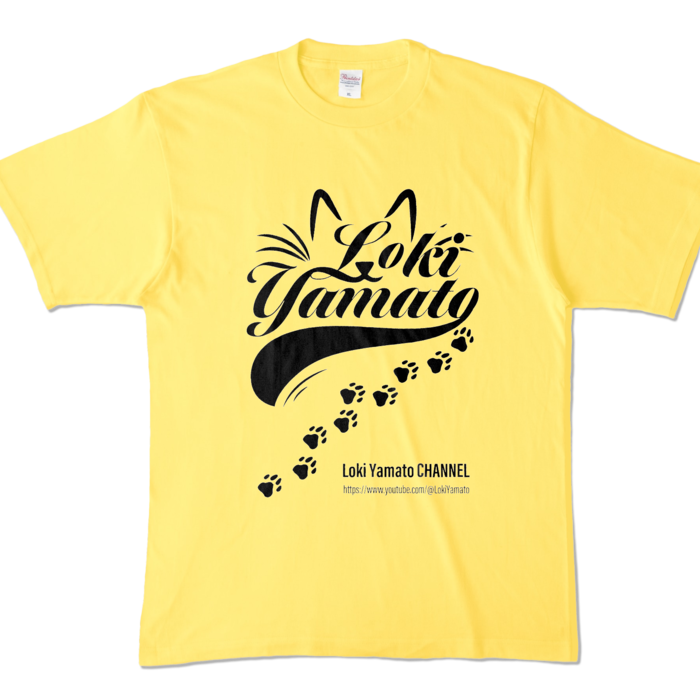 Loki Yamato ロゴTシャツ - XL - イエロー (濃色)