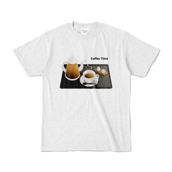 カラーTシャツ　アッシュ　S