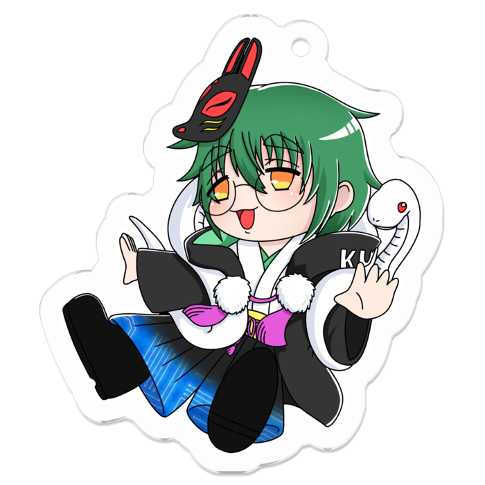 アクリルキーホルダー - 50 x 50 (mm)