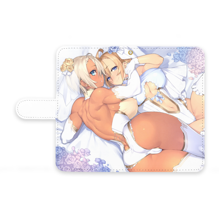 手帳型Androidケース - M - ストラップ穴 あり