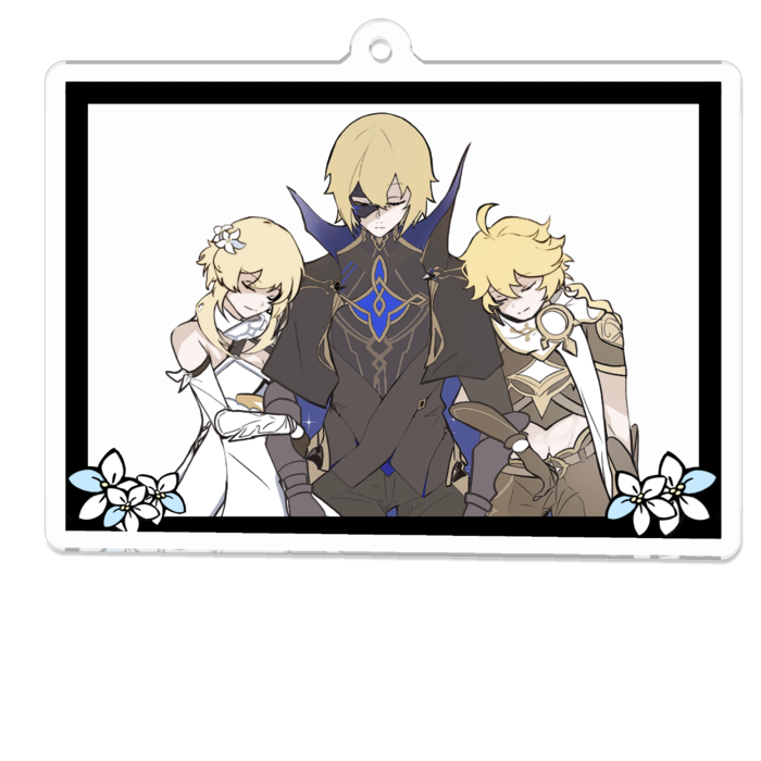 アクリルキーホルダー - 70 × 70 (mm)