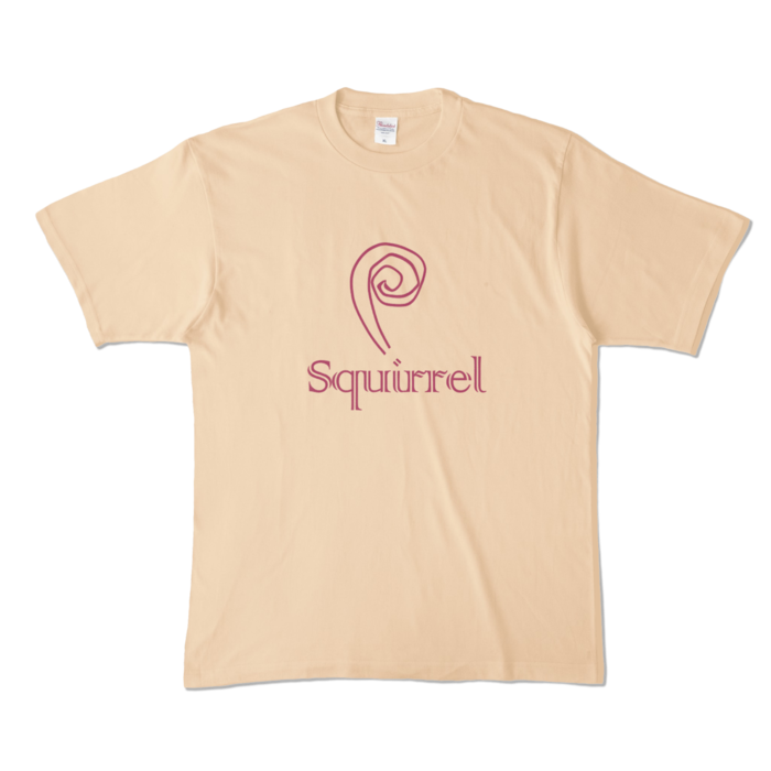 Squirrel Tシャツ - XL - ナチュラル (淡色)