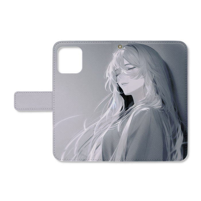 手帳型iPhoneケース - iPhone12 / 12 Pro - ストラップ穴 あり