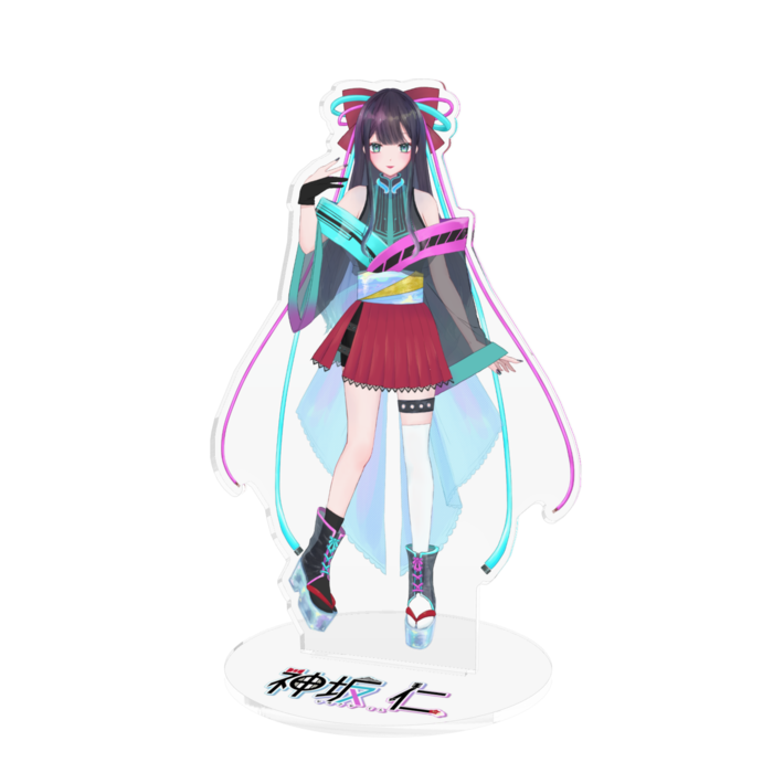 神坂仁アクリルフィギュアL - 160x160mm