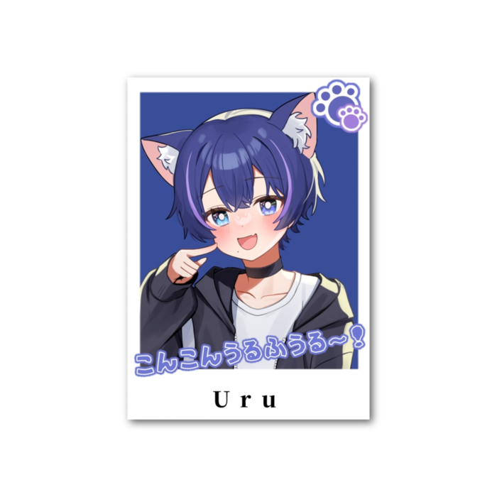 フォト風カード - 縦 - 片面