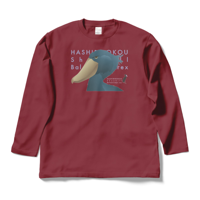 ロングスリーブTシャツ - L - バーガンディ