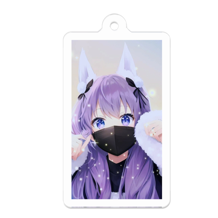 アクリルキーホルダー - 50 x 50 (mm)