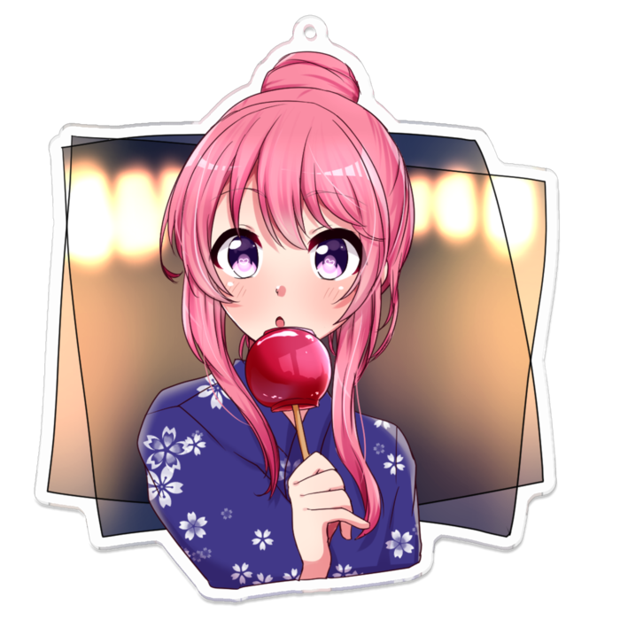 アクリルキーホルダー - 100 x 100 (mm)