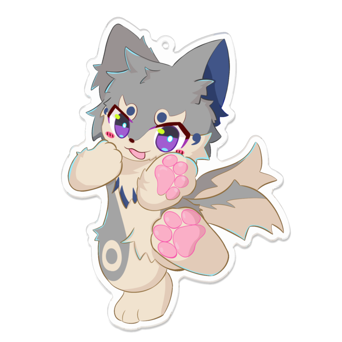 アクリルキーホルダー - 100 x 100 (mm)