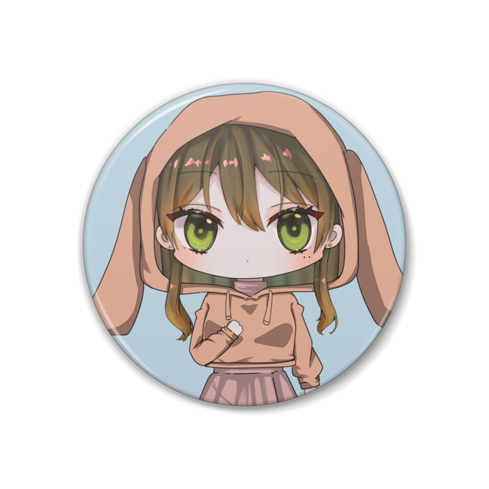 缶バッジ - 38mm(ブルー)