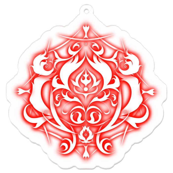 アクリルキーホルダー - 70 x 70 (mm)