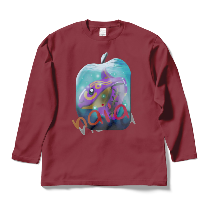 ロングスリーブTシャツ - L - バーガンディ