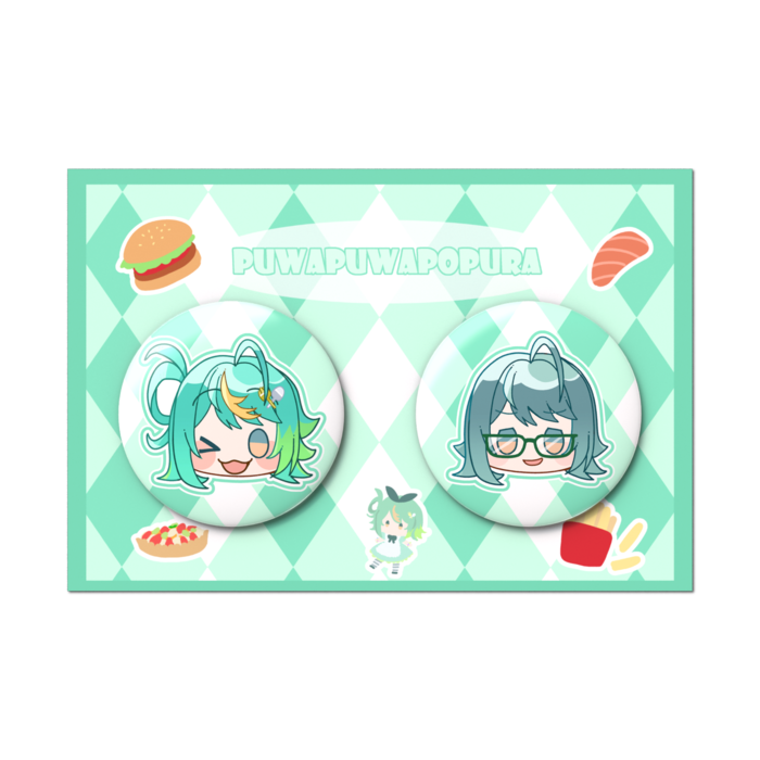 缶バッジセット - 2個セット