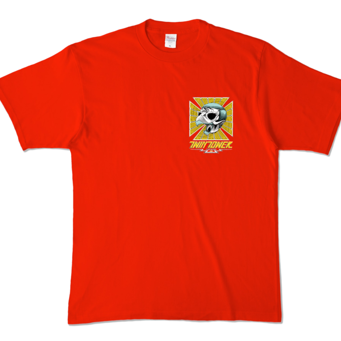 カラーTシャツ - XL - レッド (濃色)