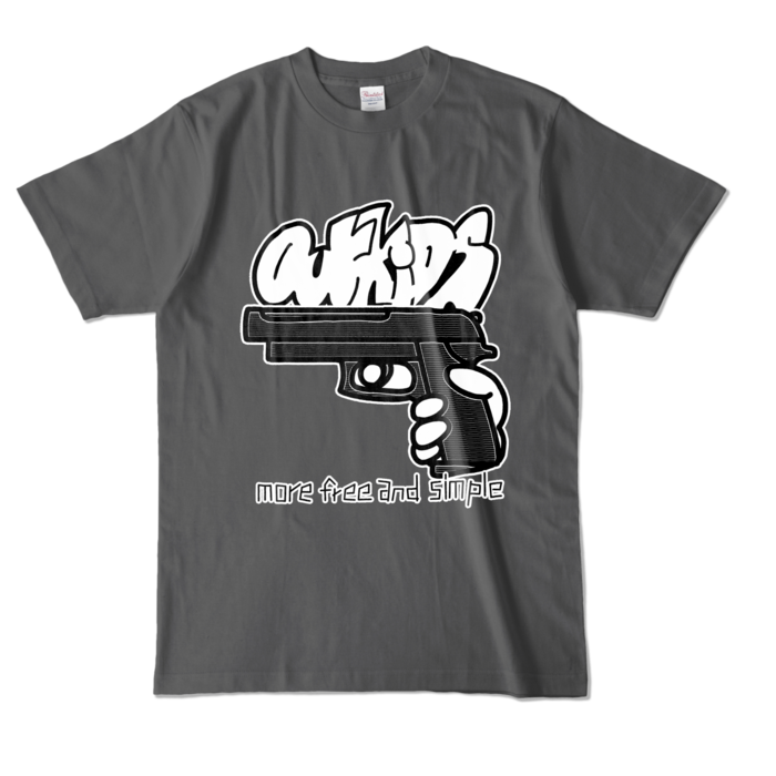 カラーTシャツ - L - チャコール (濃色)