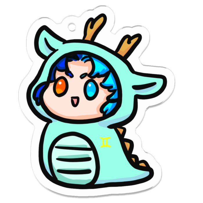 アクリルキーホルダー - 50 x 50 (mm)