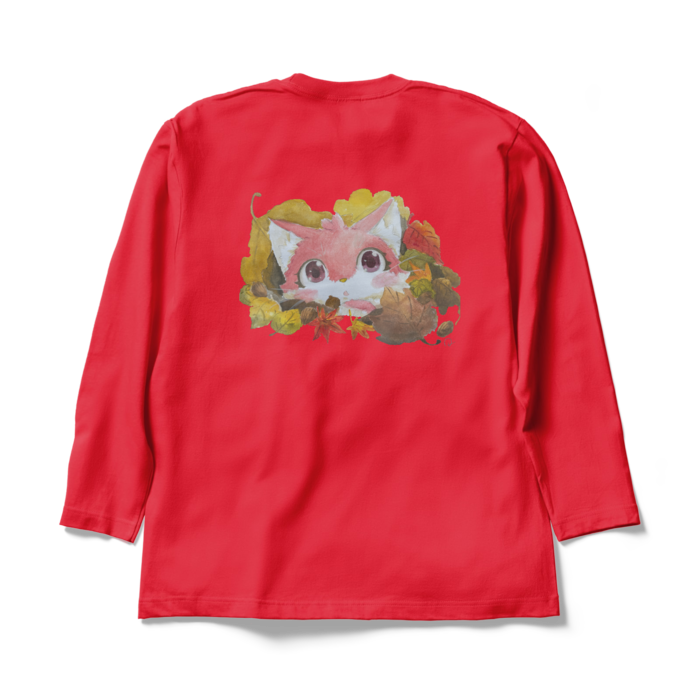 ロングスリーブTシャツ - XL - レッド(1)