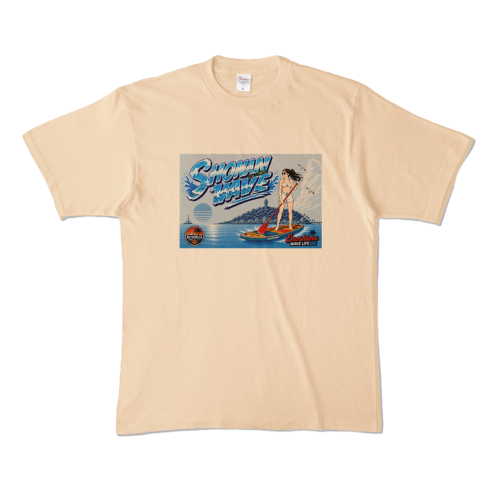 カラーTシャツ - XL - ナチュラル (淡色)(1)