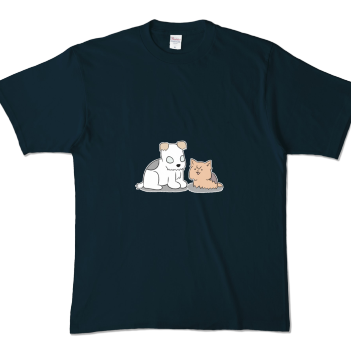 カラーTシャツ - XL - ネイビー (濃色)