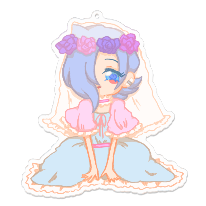 アクリルキーホルダー - 100 x 100 (mm)