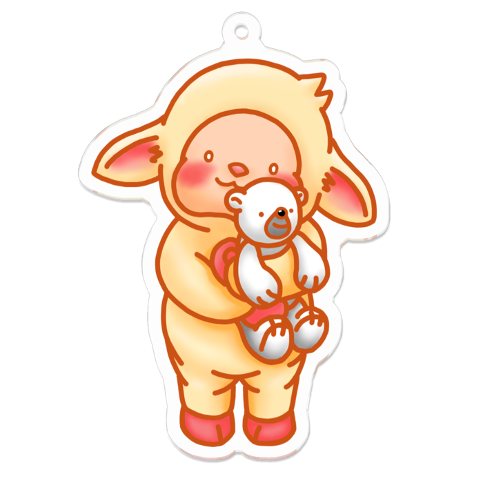 アクリルキーホルダー - 70 x 70 (mm)