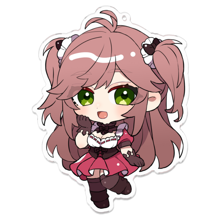 カデちゃんアクキー「ほほえみ」