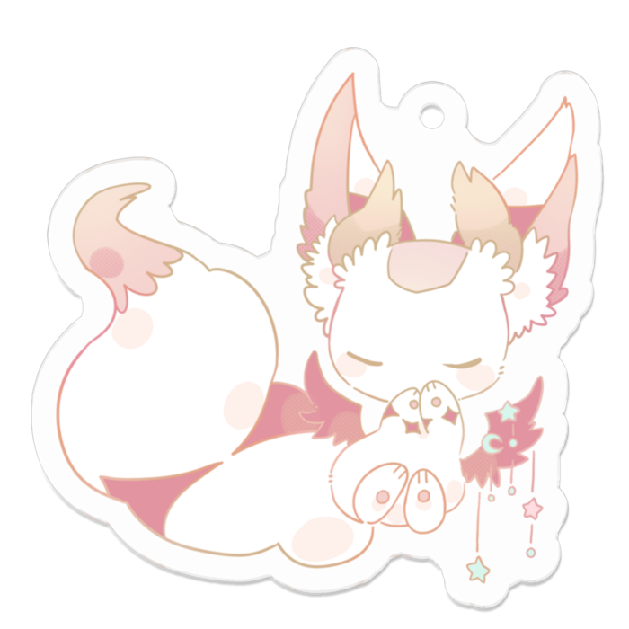 アクリルキーホルダー - 50 x 50 (mm)