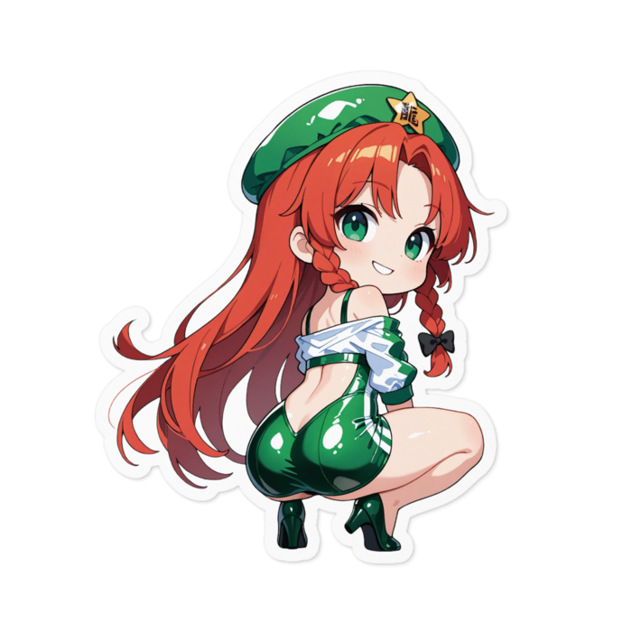 ステッカー - 100 x 100 (mm)(キャラのみ)