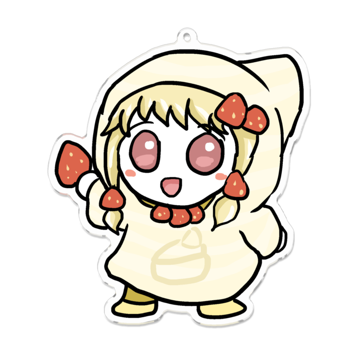 アクリルキーホルダー - 100 x 100 (mm)