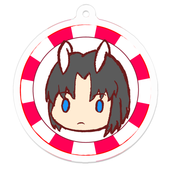 アクリルキーホルダー - 50 x 50 (mm)