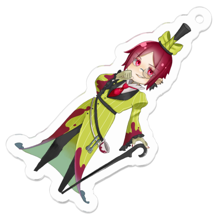 アクリルキーホルダー - 50 x 50 (mm)