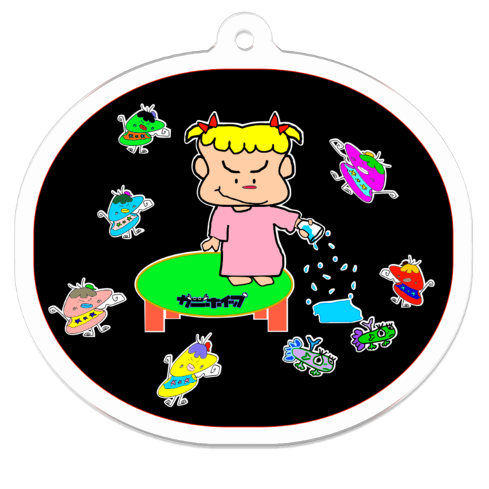 アクリルキーホルダー - 50 x 50 (mm)