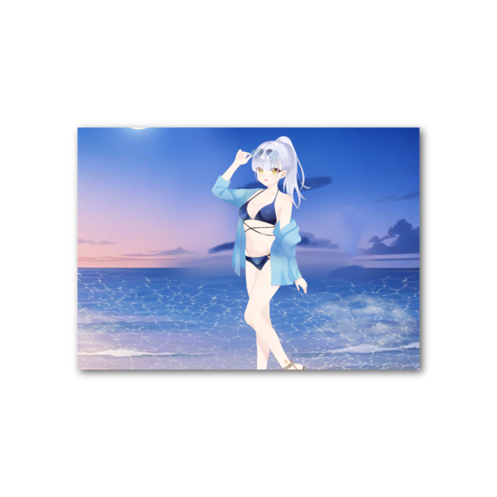 フォト風カード - 横 - 片面