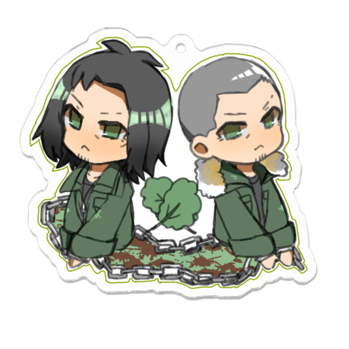 アクリルキーホルダー - 70 x 70 (mm)