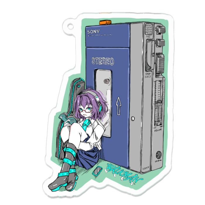 アクリルキーホルダー - 70 x 70 (mm)