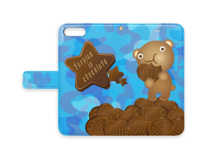 手帳型iPhoneケース - iPhone 8 Plus / 7 Plus - ストラップ穴 あり