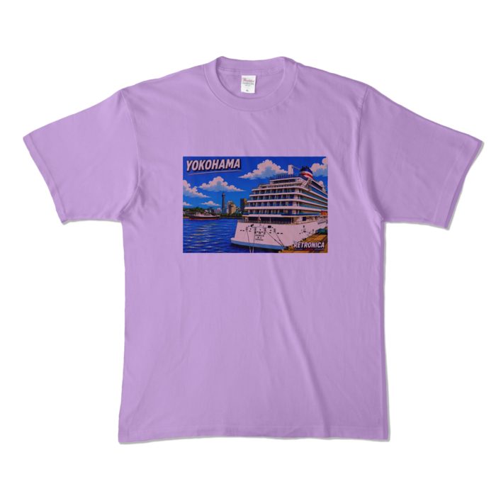 カラーTシャツ - XL - ライトパープル (淡色)