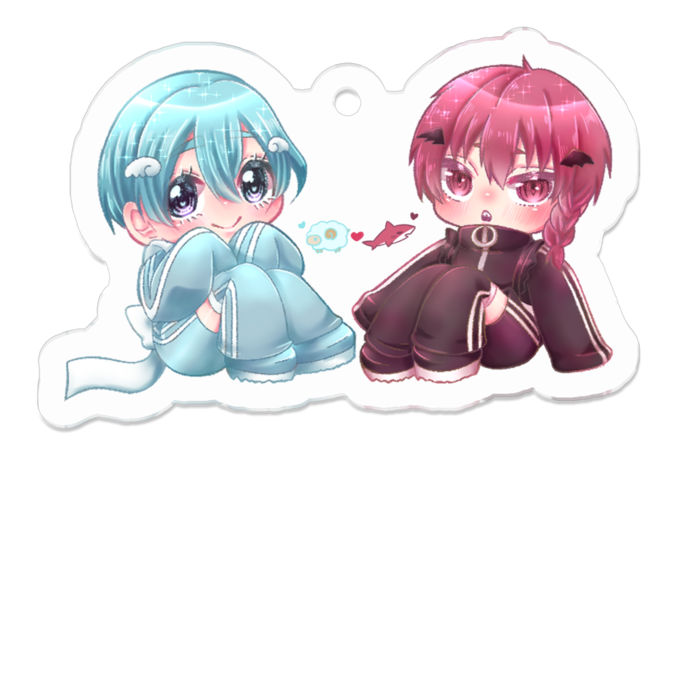 アクリルキーホルダー - 50 x 50 (mm)