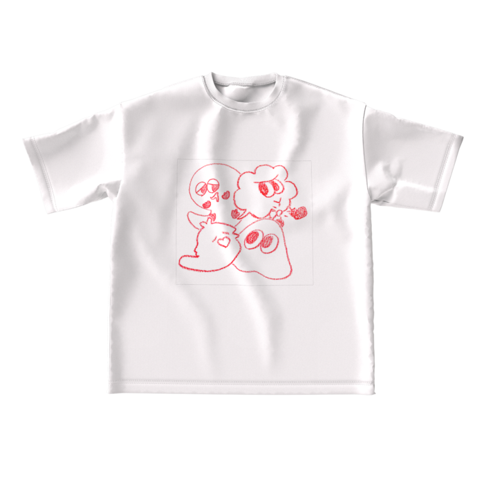 ビッグシルエットTシャツ - L - 正面