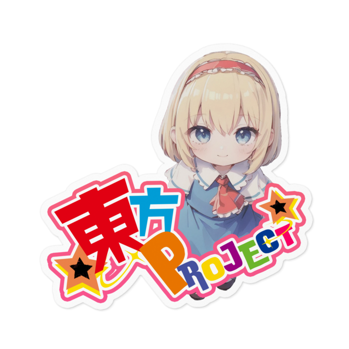 ステッカー - 100 x 100 (mm)