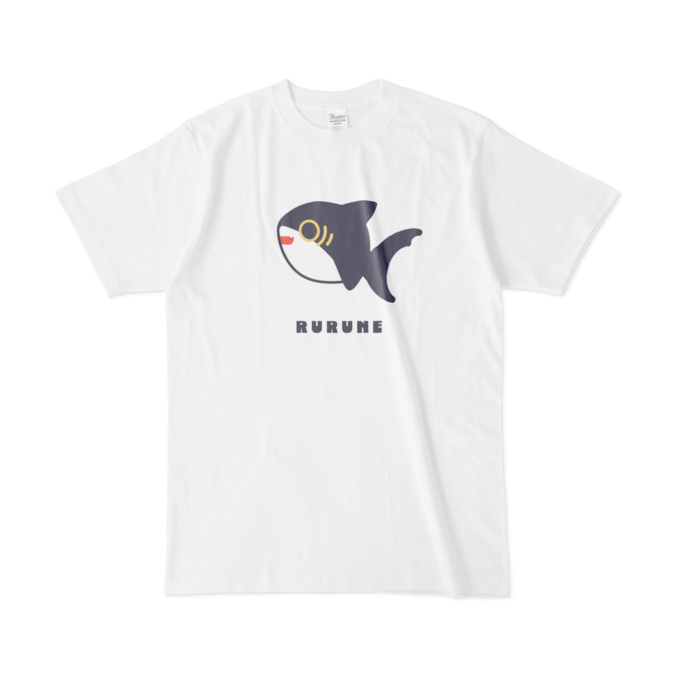 Tシャツ - L - 白【サメ】