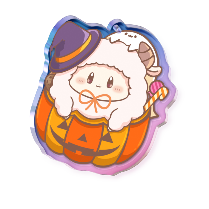 10月けだま - 50 × 50mm