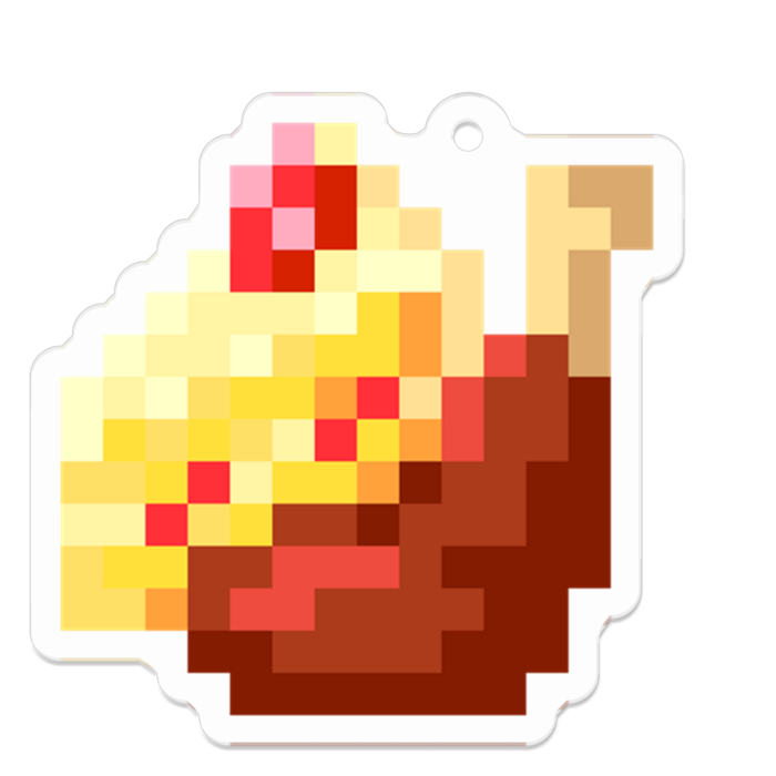 アクリルキーホルダー - 50 x 50 (mm)