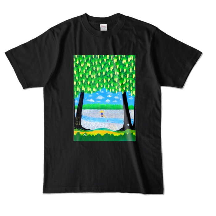 カラーTシャツ - L - ブラック (濃色)