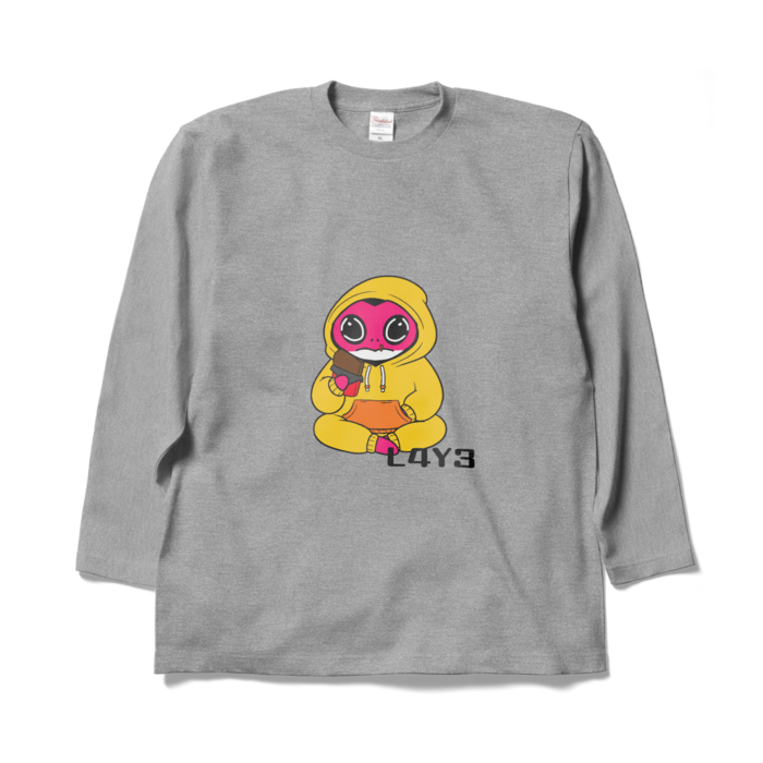 ロングスリーブTシャツ - XL - 杢グレー