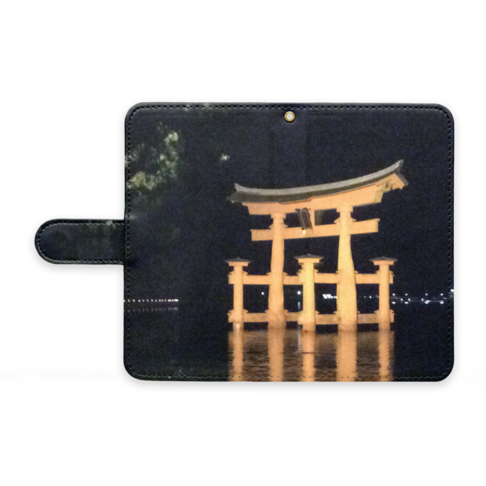 手帳型Androidケース - M - ストラップ穴 あり
