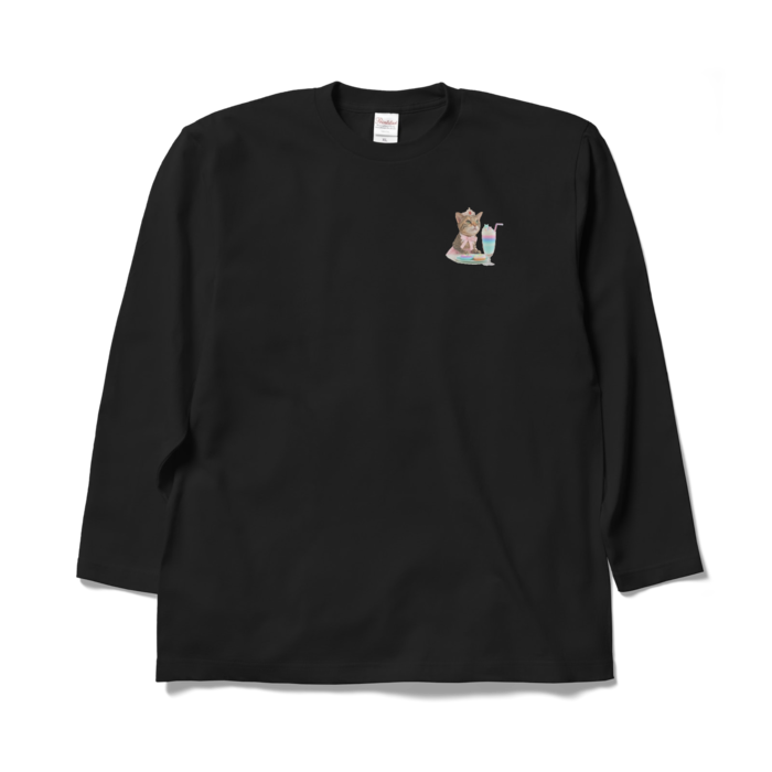 ロングスリーブTシャツ - XL - ブラック