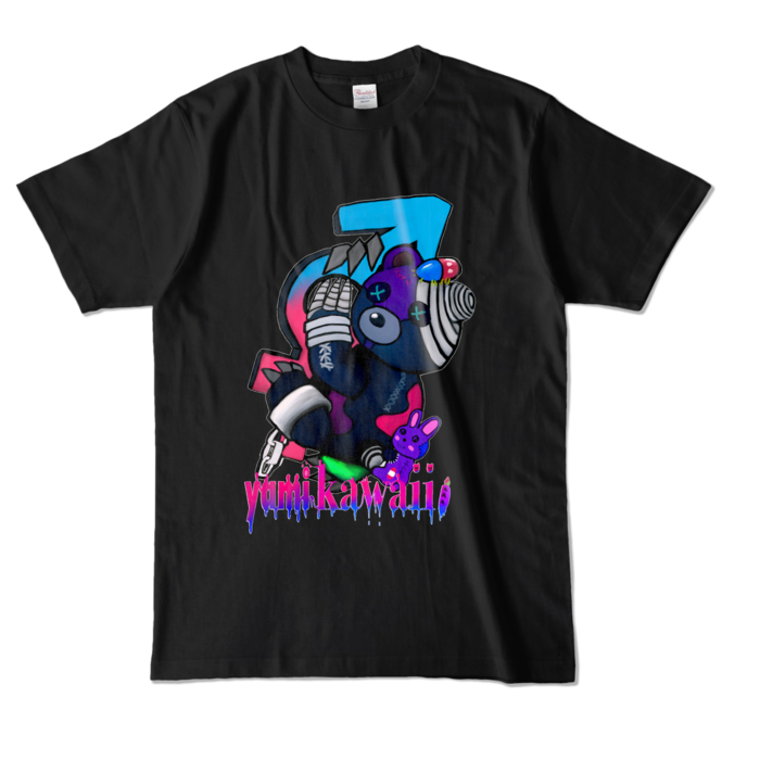 カラーTシャツ - L - ブラック (濃色)(1)