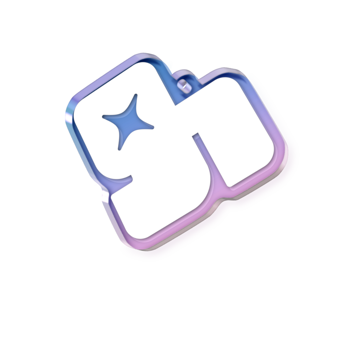 ロゴマークアクキー - 50 × 50mm